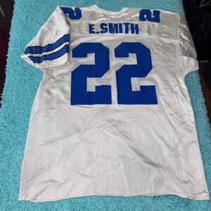 Vintage Emmitt Smith #22 Dallas Cowboys Wilson‎ NFL Football Jersey XXL